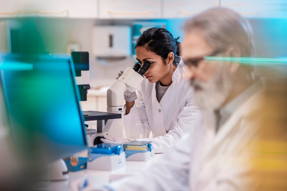 scientists in lab